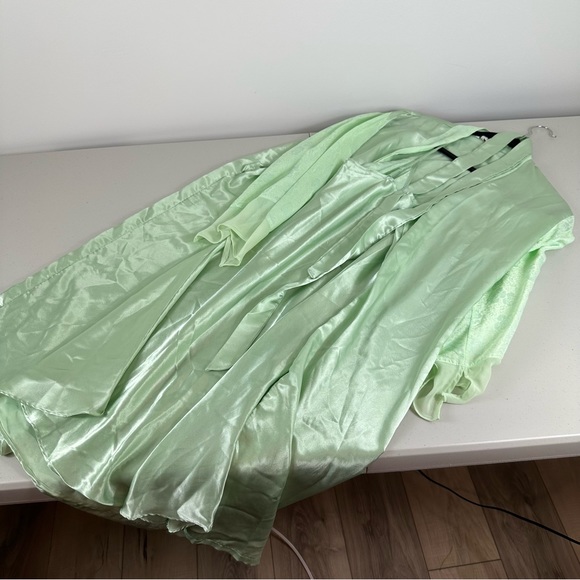 Mint green japanese 2-piece nightgown